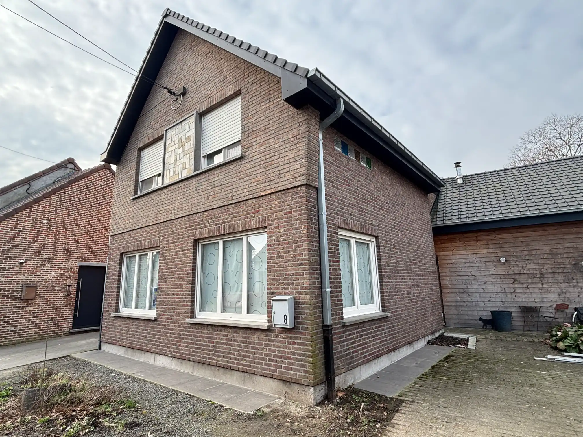 gevel zonder gevelbepleistering