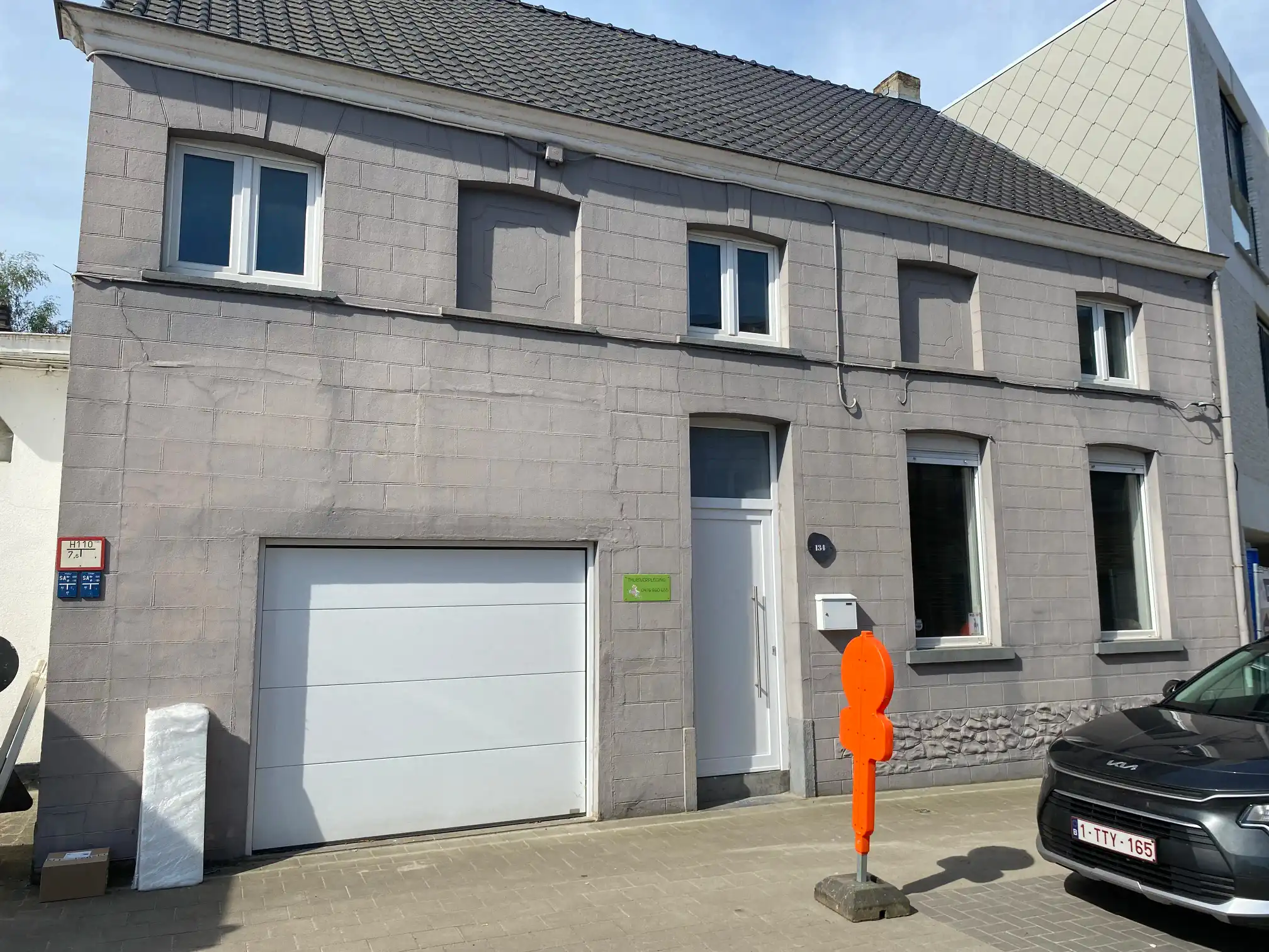 gevel zonder gevelbepleistering
