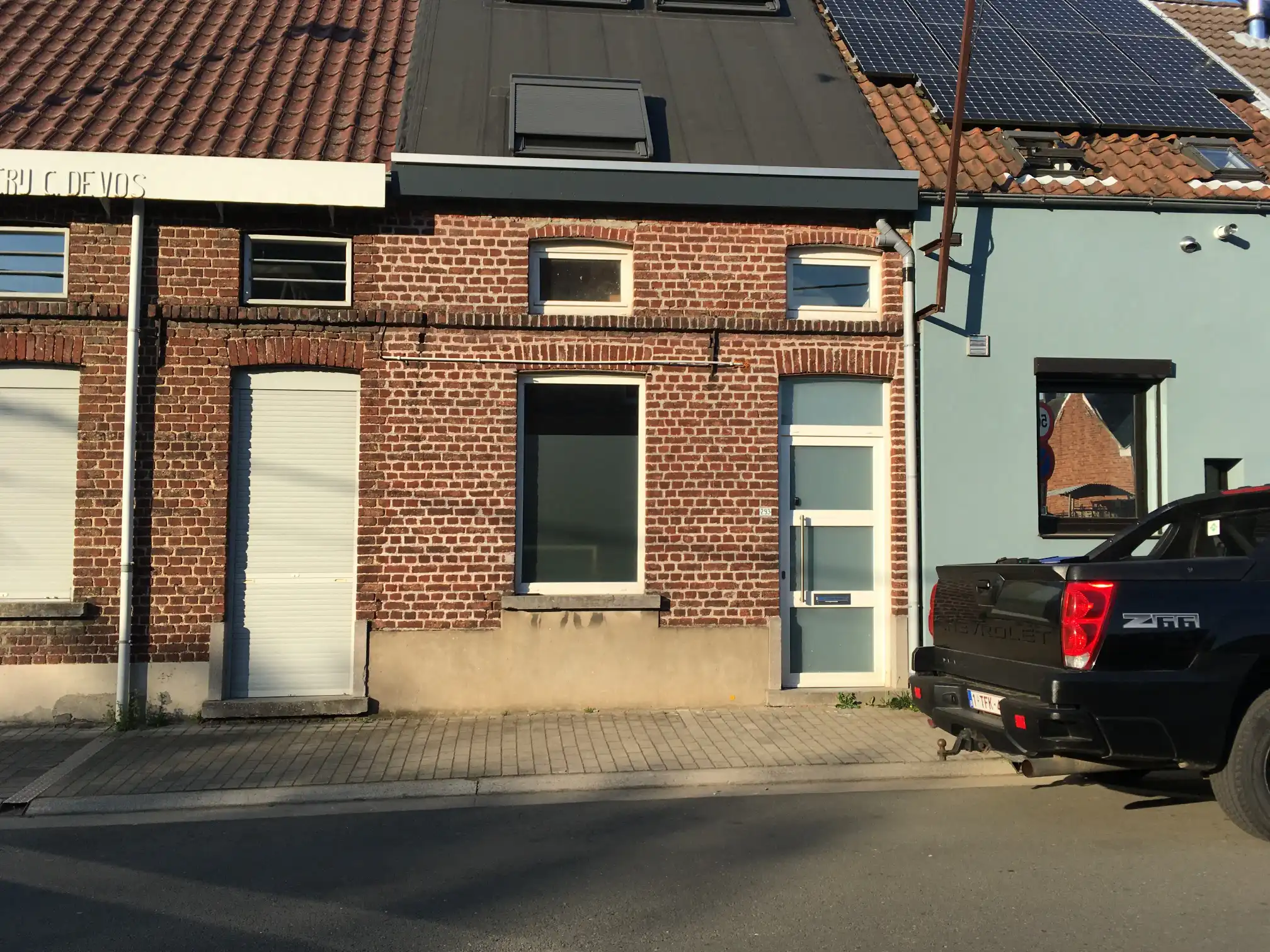 gevel zonder gevelbepleistering